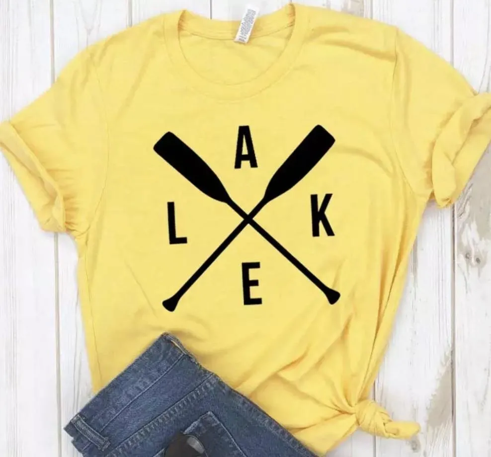 Lake T-shirts •• 6 colors •• Paddles •• S-3X