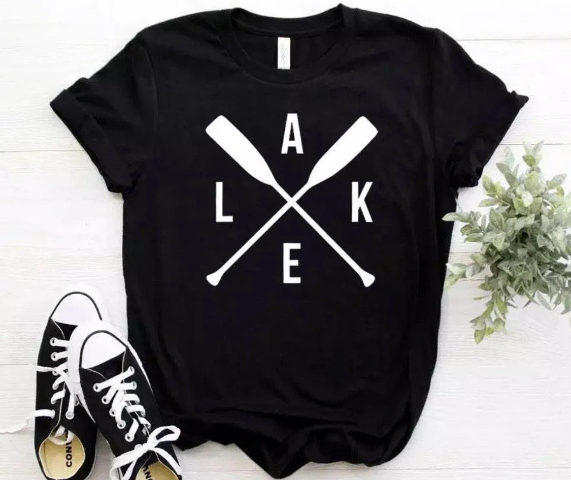 Lake T-shirts •• 6 colors •• Paddles •• S-3X