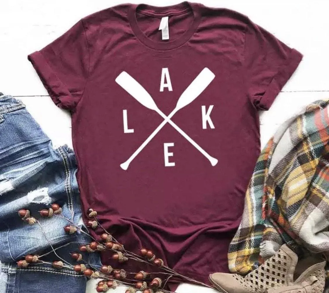 Lake T-shirts •• 6 colors •• Paddles •• S-3X