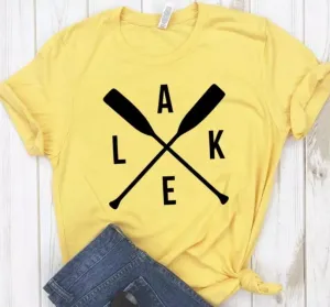 Lake T-shirts •• 6 colors •• Paddles •• S-3X