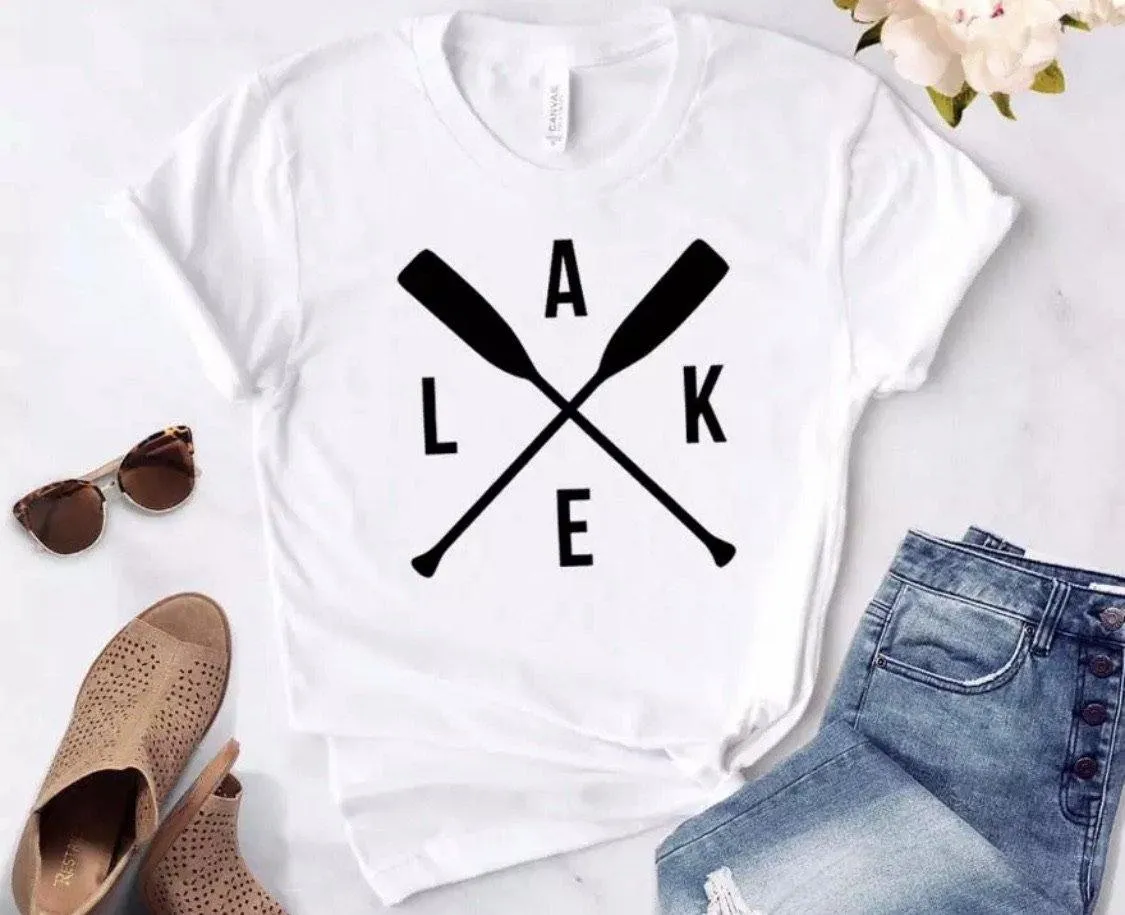 Lake T-shirts •• 6 colors •• Paddles •• S-3X