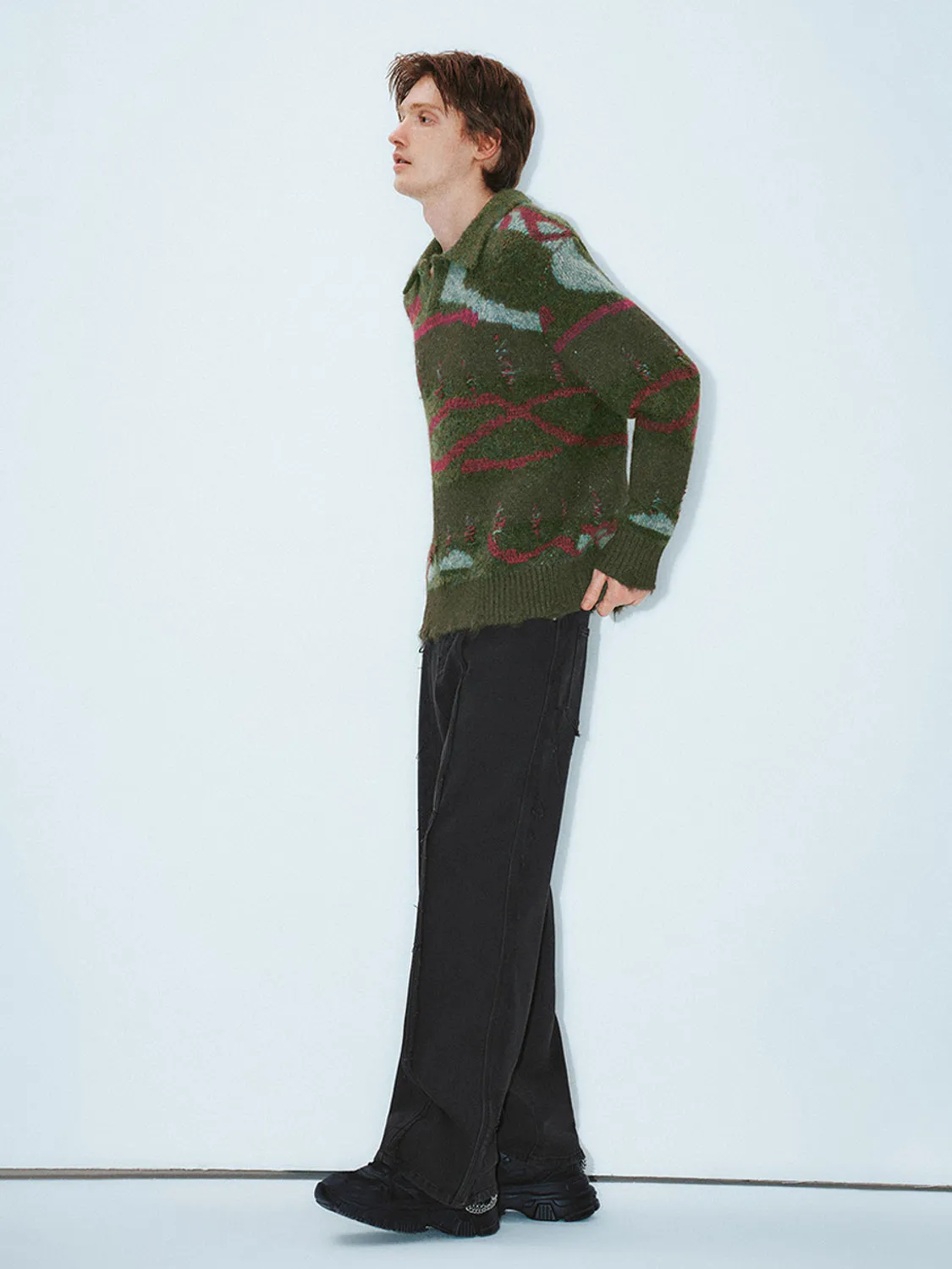 Lapel Knitted T-Shirts