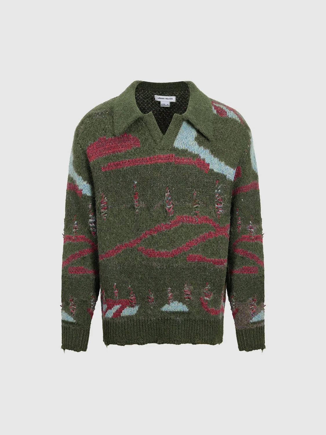 Lapel Knitted T-Shirts