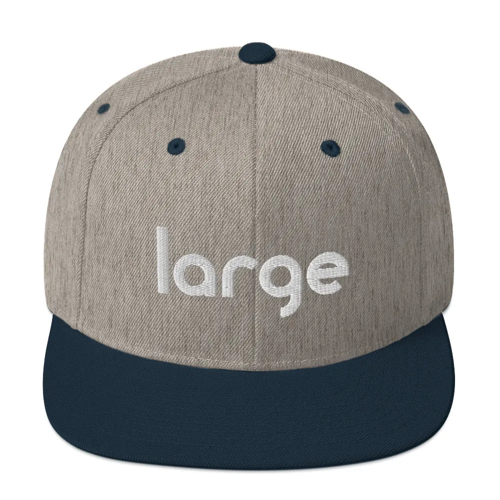 Large Music Snapback Hat