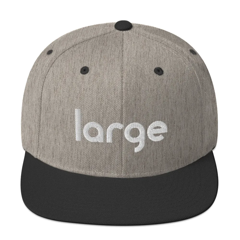 Large Music Snapback Hat
