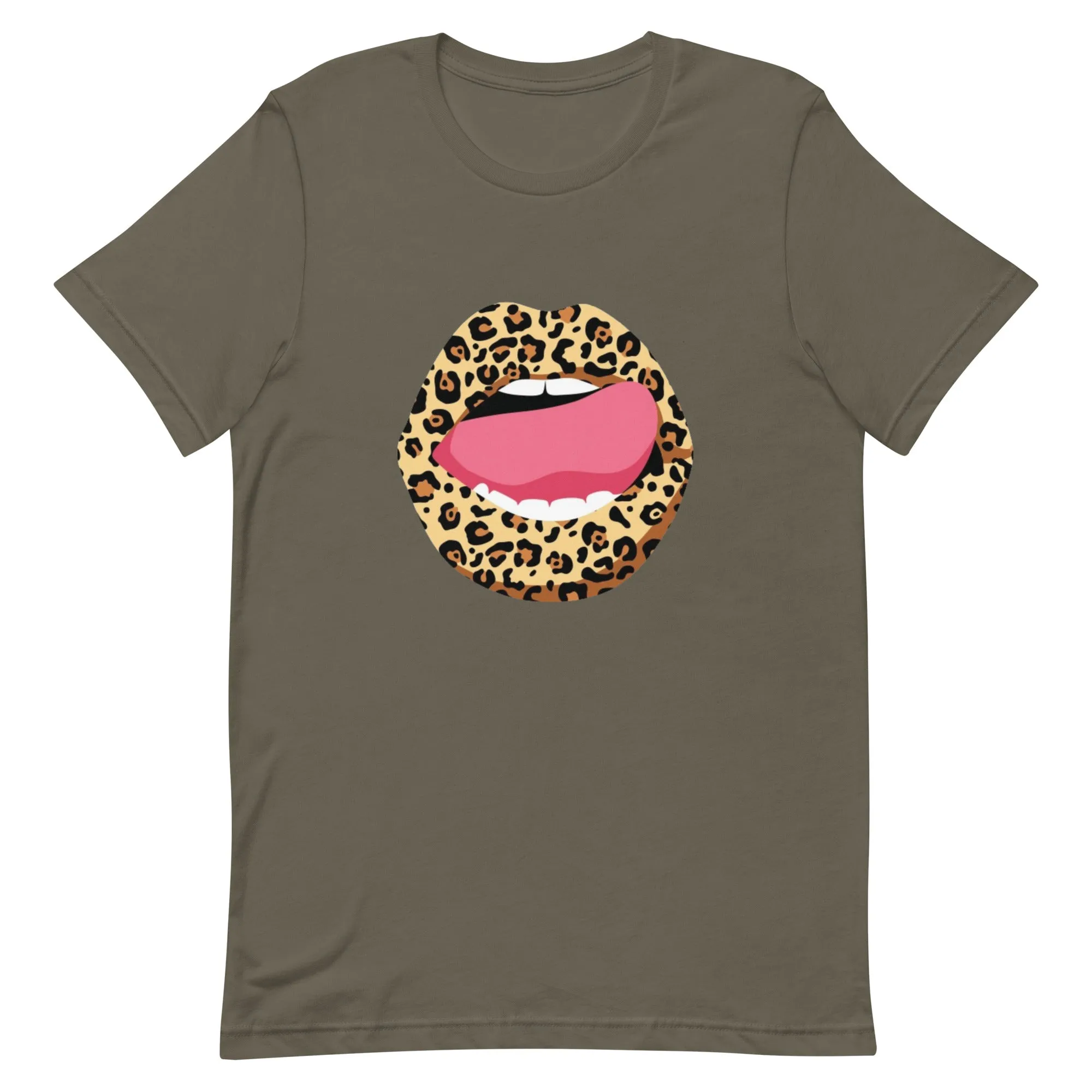 Leopard Lips Women T-Shirt