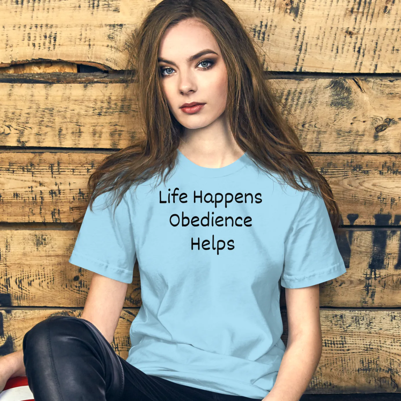 Life Happens, Obedience Helps T-Shirts - Light