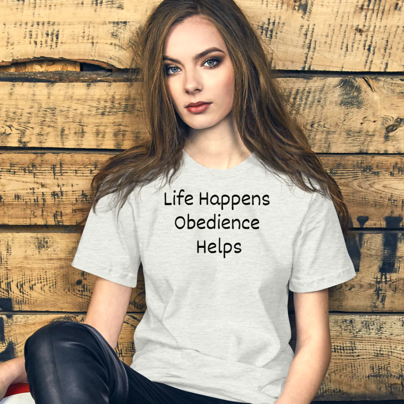 Life Happens, Obedience Helps T-Shirts - Light