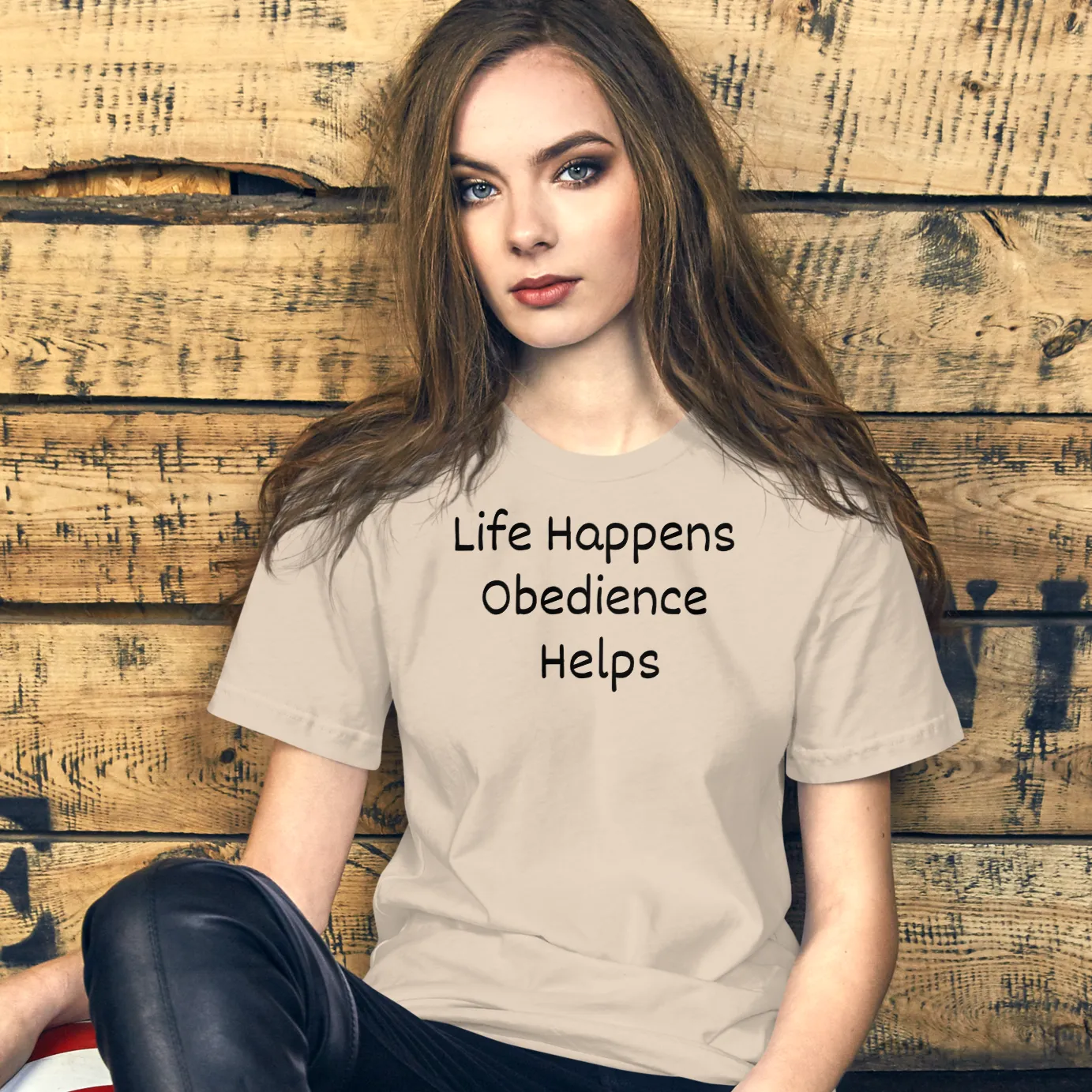 Life Happens, Obedience Helps T-Shirts - Light