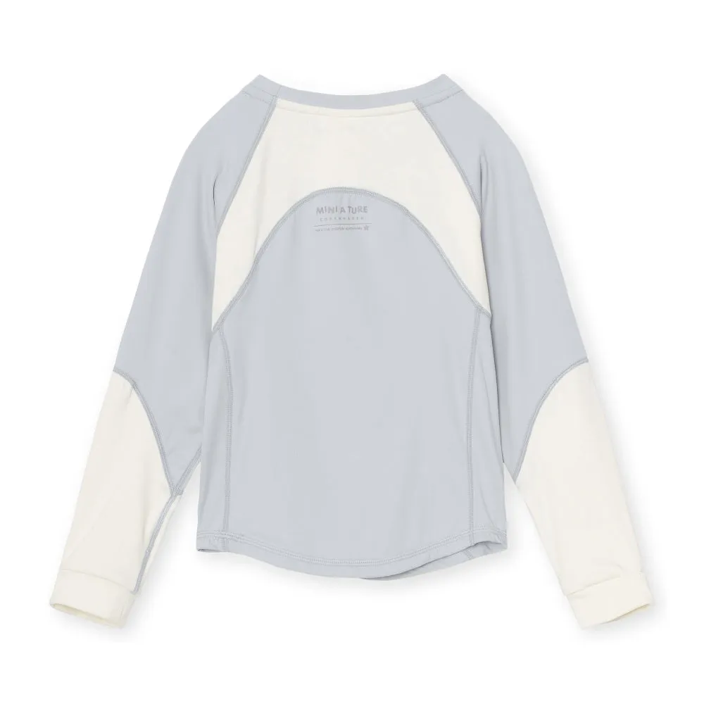 Light Blue Print Logo T-Shirt