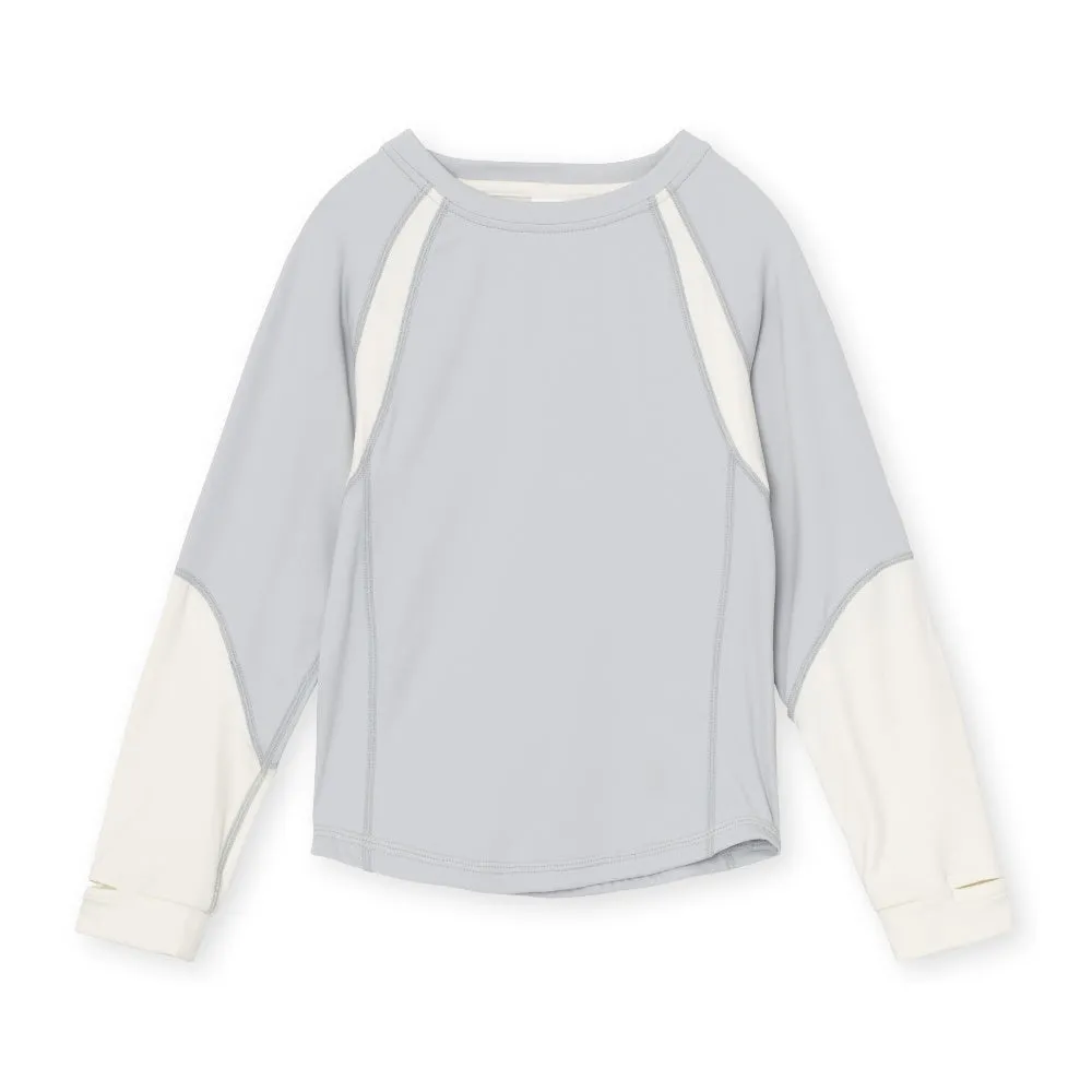 Light Blue Print Logo T-Shirt