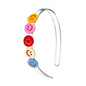 Lilies & Roses Multi Happy Face Colorful Headband (Copy)