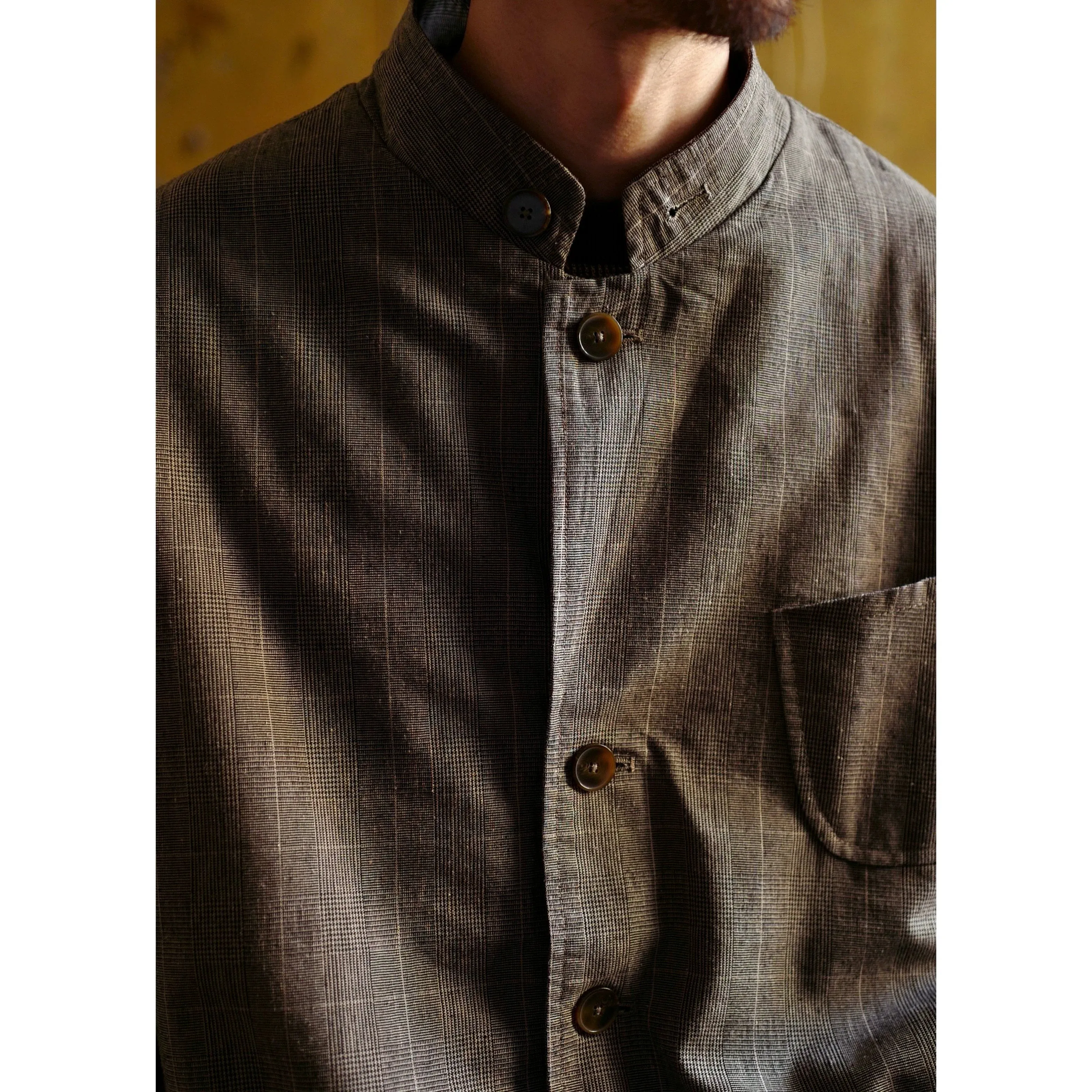 Linen Glen Check Blazer