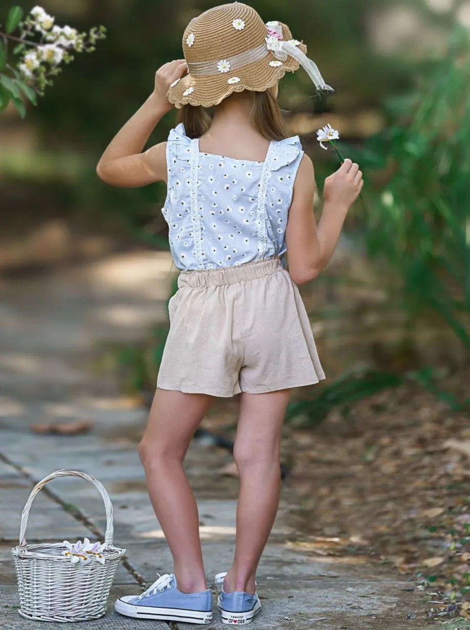 Live Like It's Spring Shorts Set
