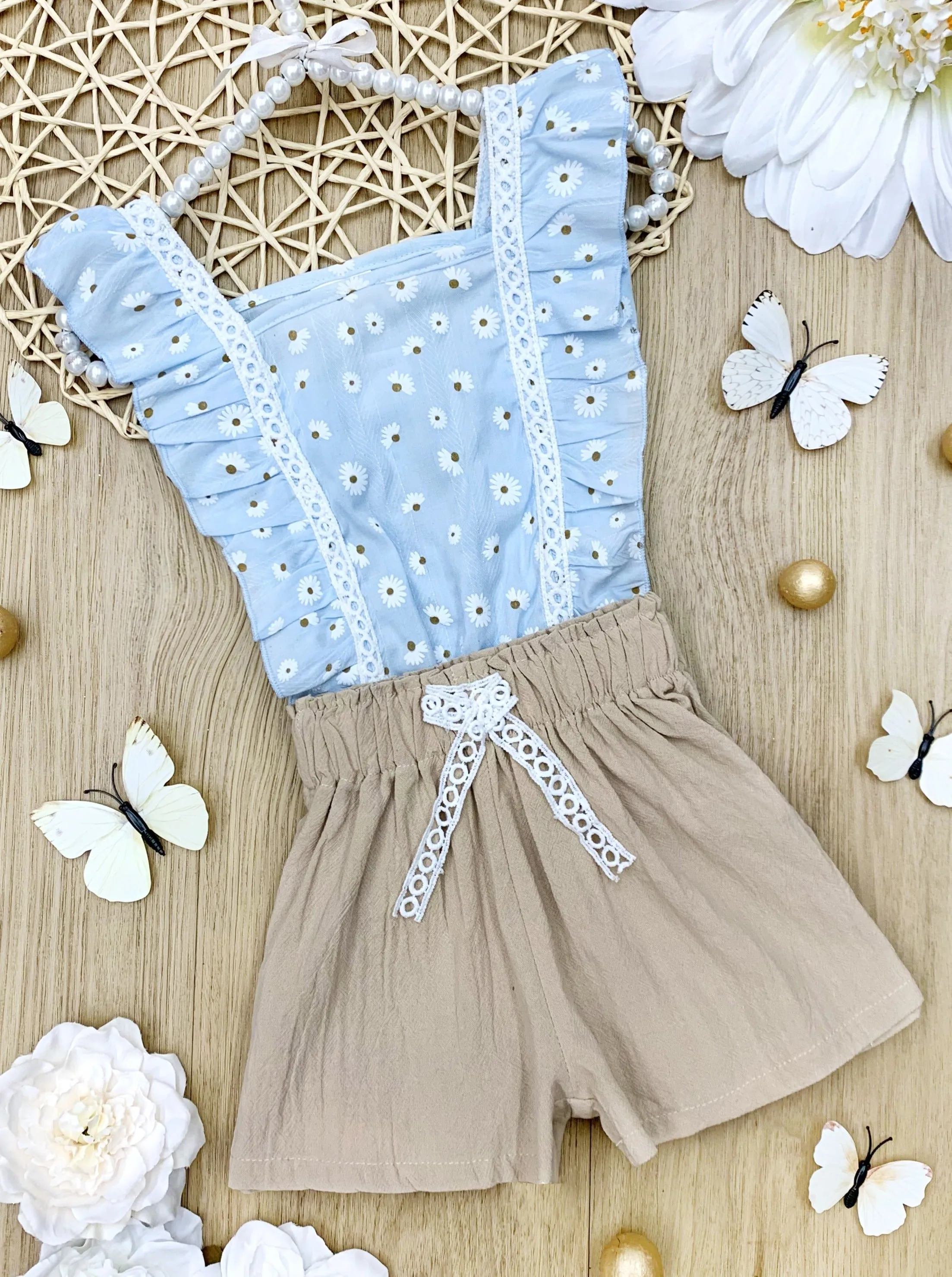Live Like It's Spring Shorts Set