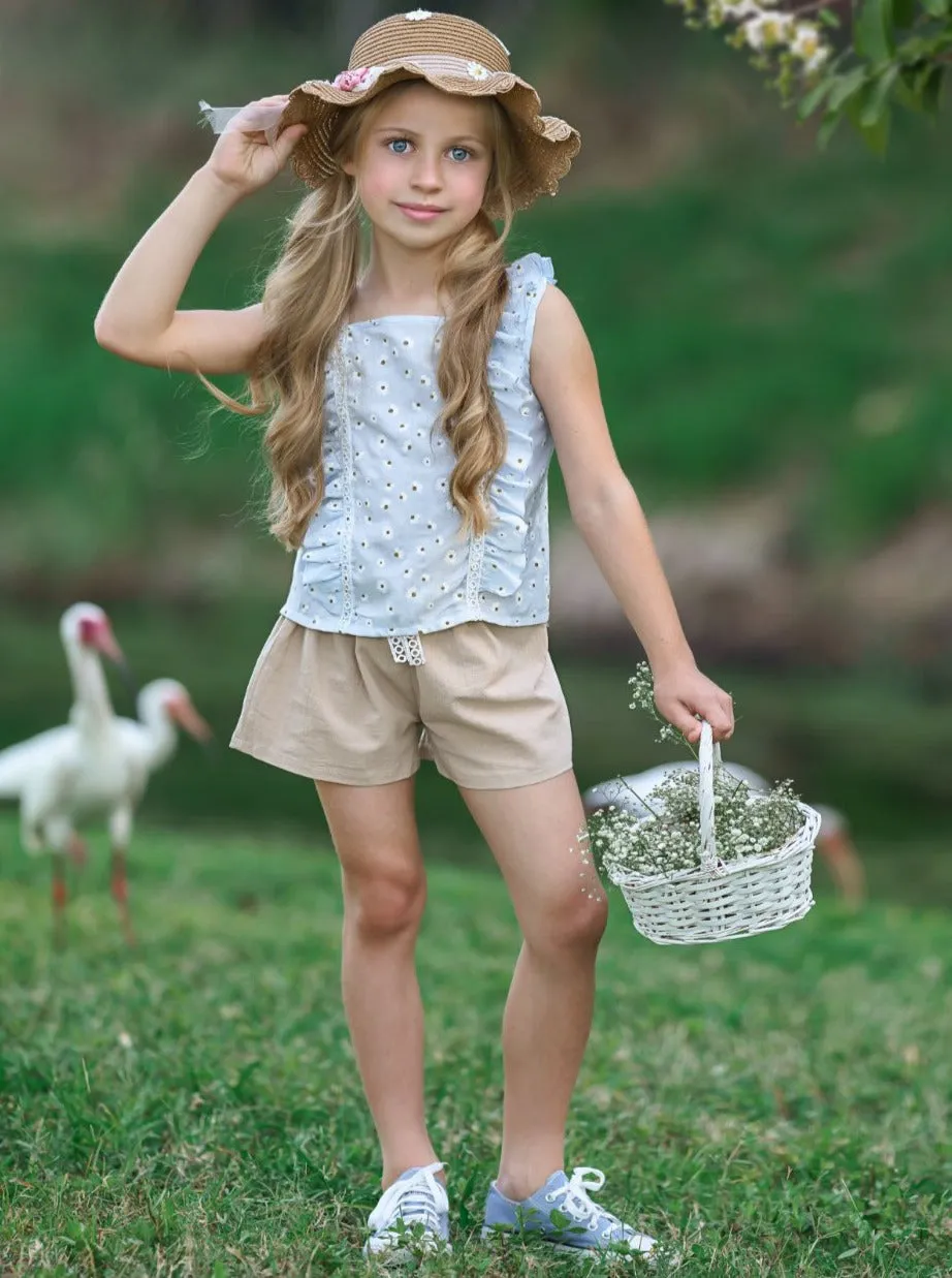 Live Like It's Spring Shorts Set