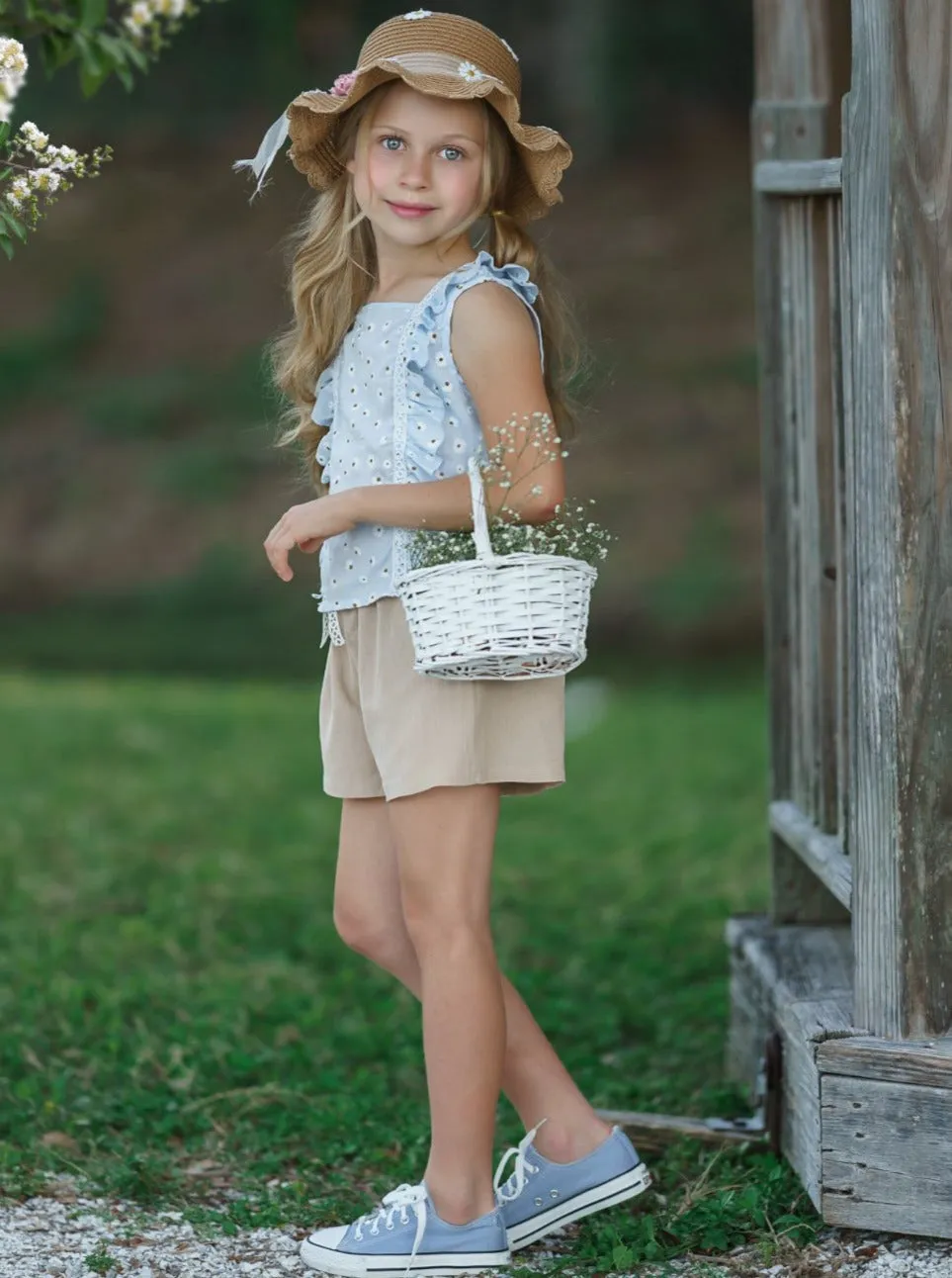 Live Like It's Spring Shorts Set