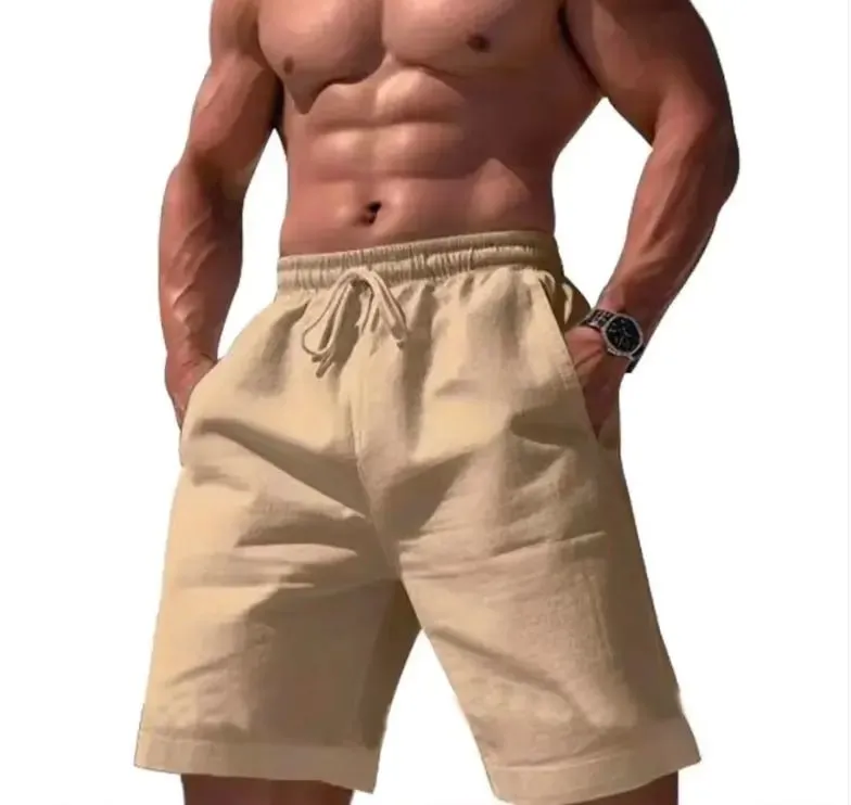 Loose Linen Cotton Shorts