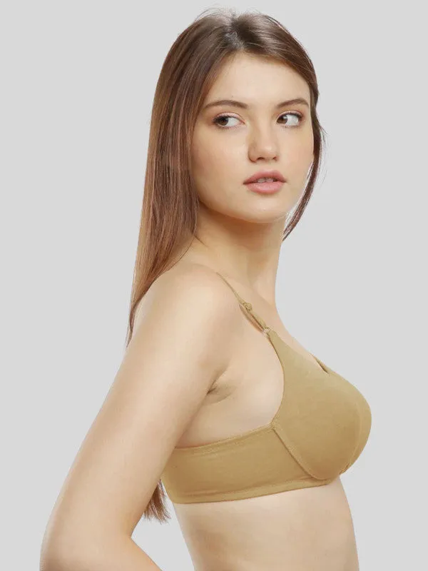 Lovable Beige Padded Non Wired Full Coverage Bra- CONFI 52-LO