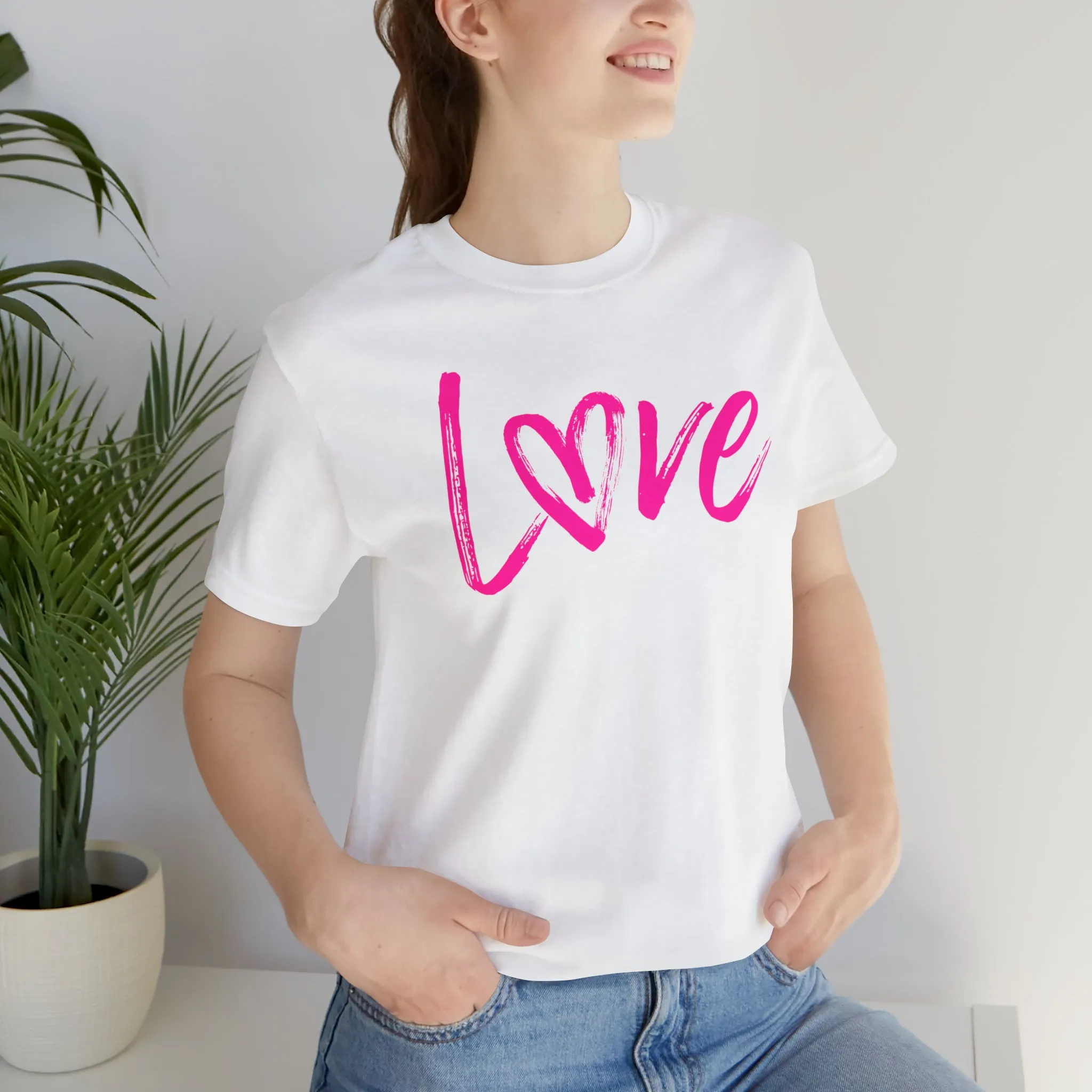 Love Brushscript Short Sleeve Tee