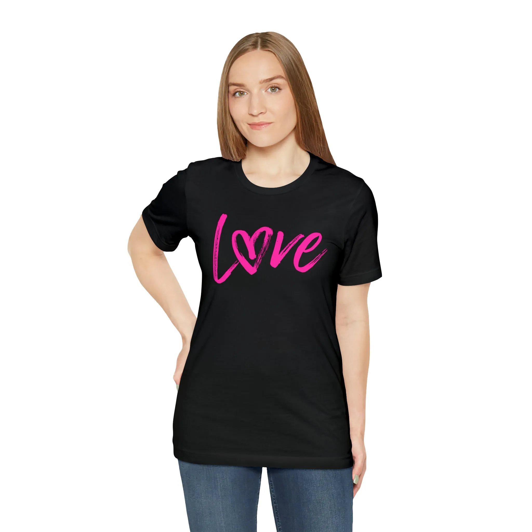 Love Brushscript Short Sleeve Tee