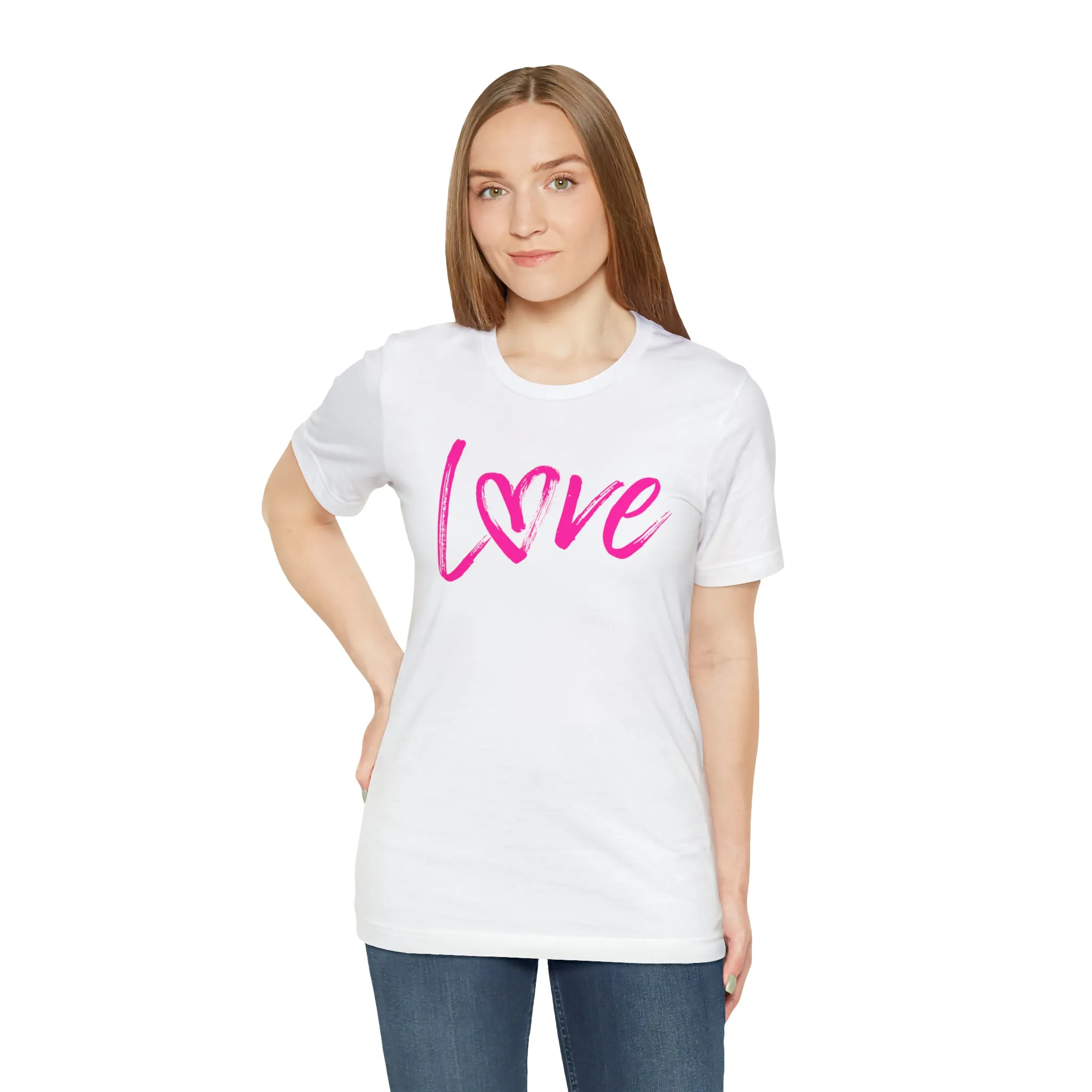Love Brushscript Short Sleeve Tee