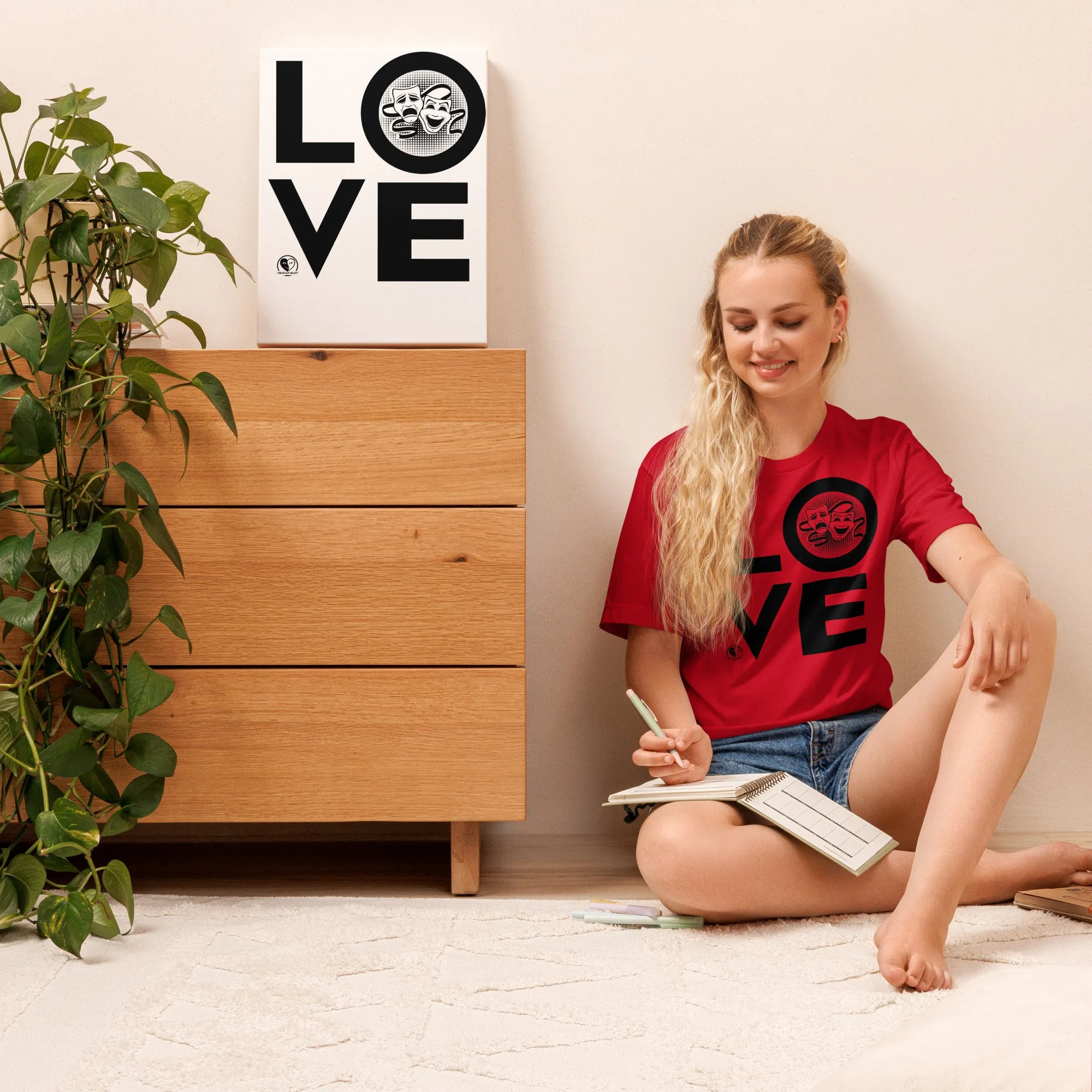 Love Drama Acting Theatre - Short-Sleeve Staple Unisex T-Shirt