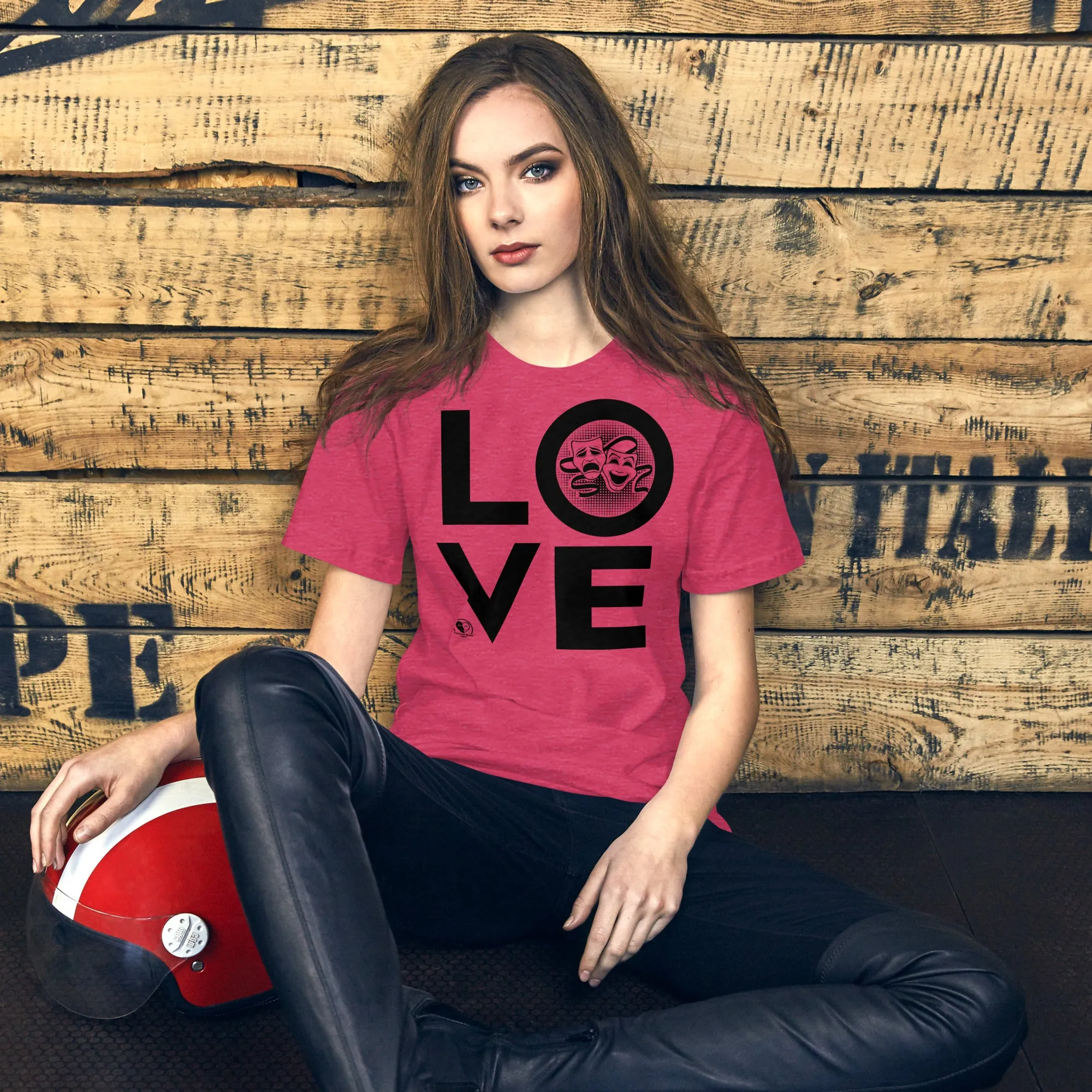 Love Drama Acting Theatre - Short-Sleeve Staple Unisex T-Shirt