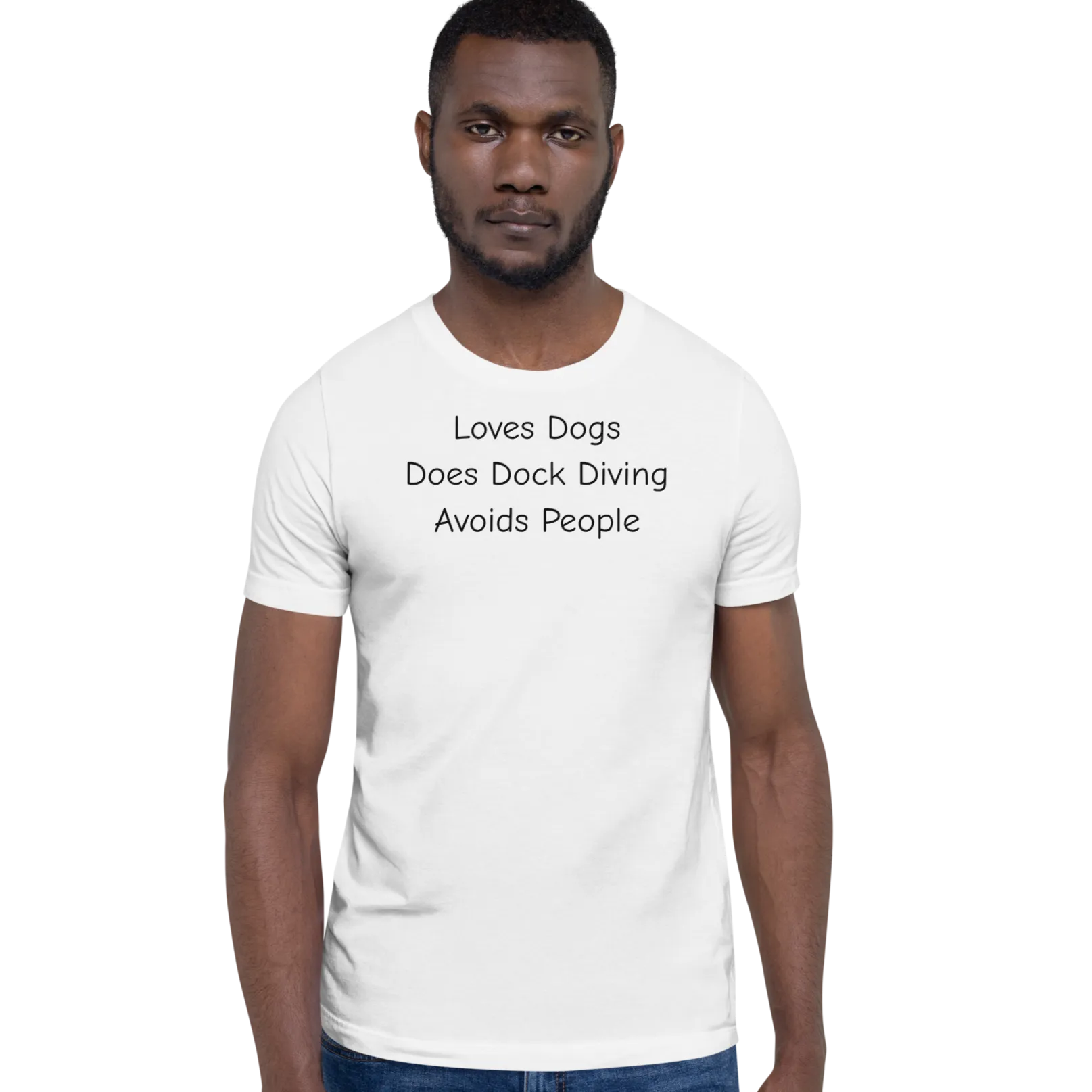 Loves Dogs, Does Dock Diving T-Shirts - Light