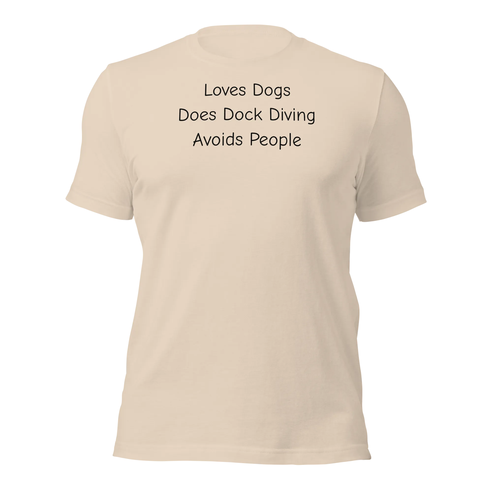 Loves Dogs, Does Dock Diving T-Shirts - Light