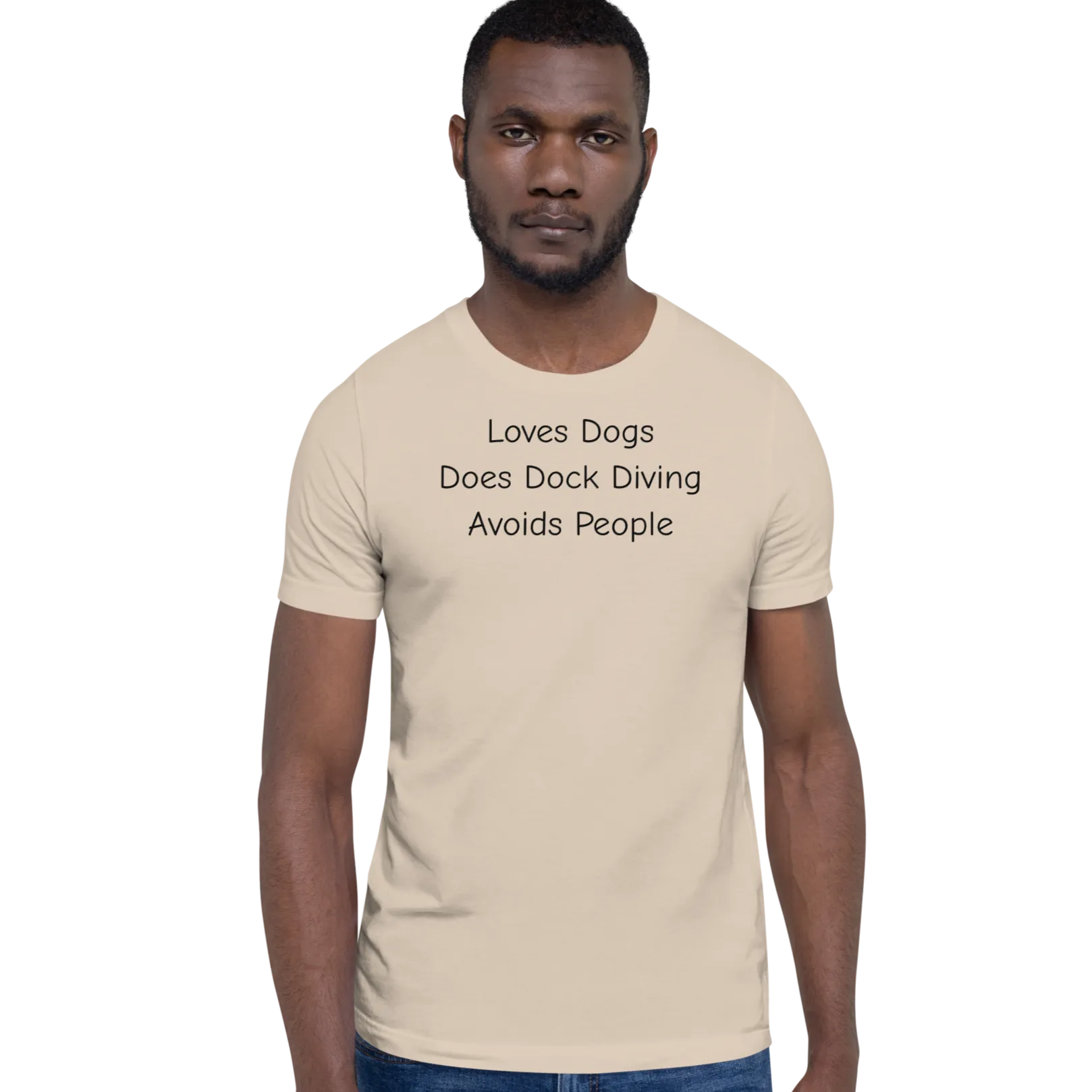Loves Dogs, Does Dock Diving T-Shirts - Light