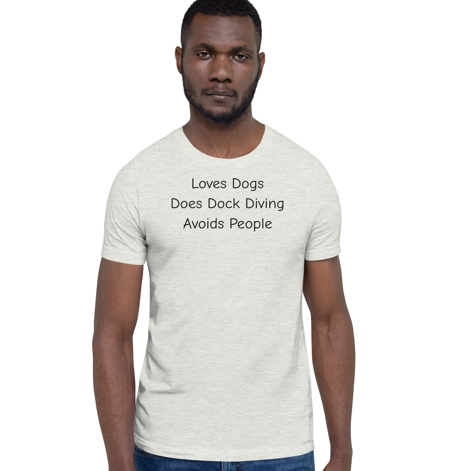Loves Dogs, Does Dock Diving T-Shirts - Light