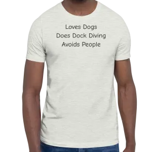 Loves Dogs, Does Dock Diving T-Shirts - Light