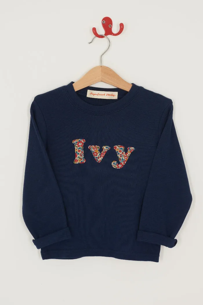 Lowercase Name T-Shirt in Choice of Liberty Print