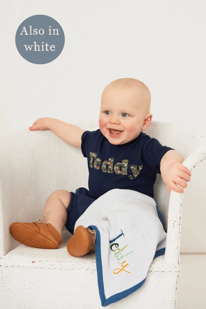 Lowercase Name T-Shirt in Choice of Liberty Print