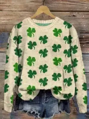 Lucky Clover Sweater