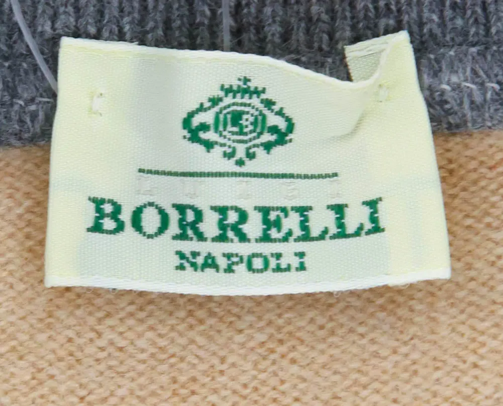 Luigi Borrelli Beige Sweater - Size: Large US / 52 EU