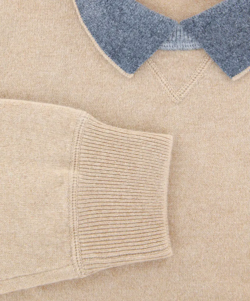 Luigi Borrelli Beige Sweater - Size: Large US / 52 EU