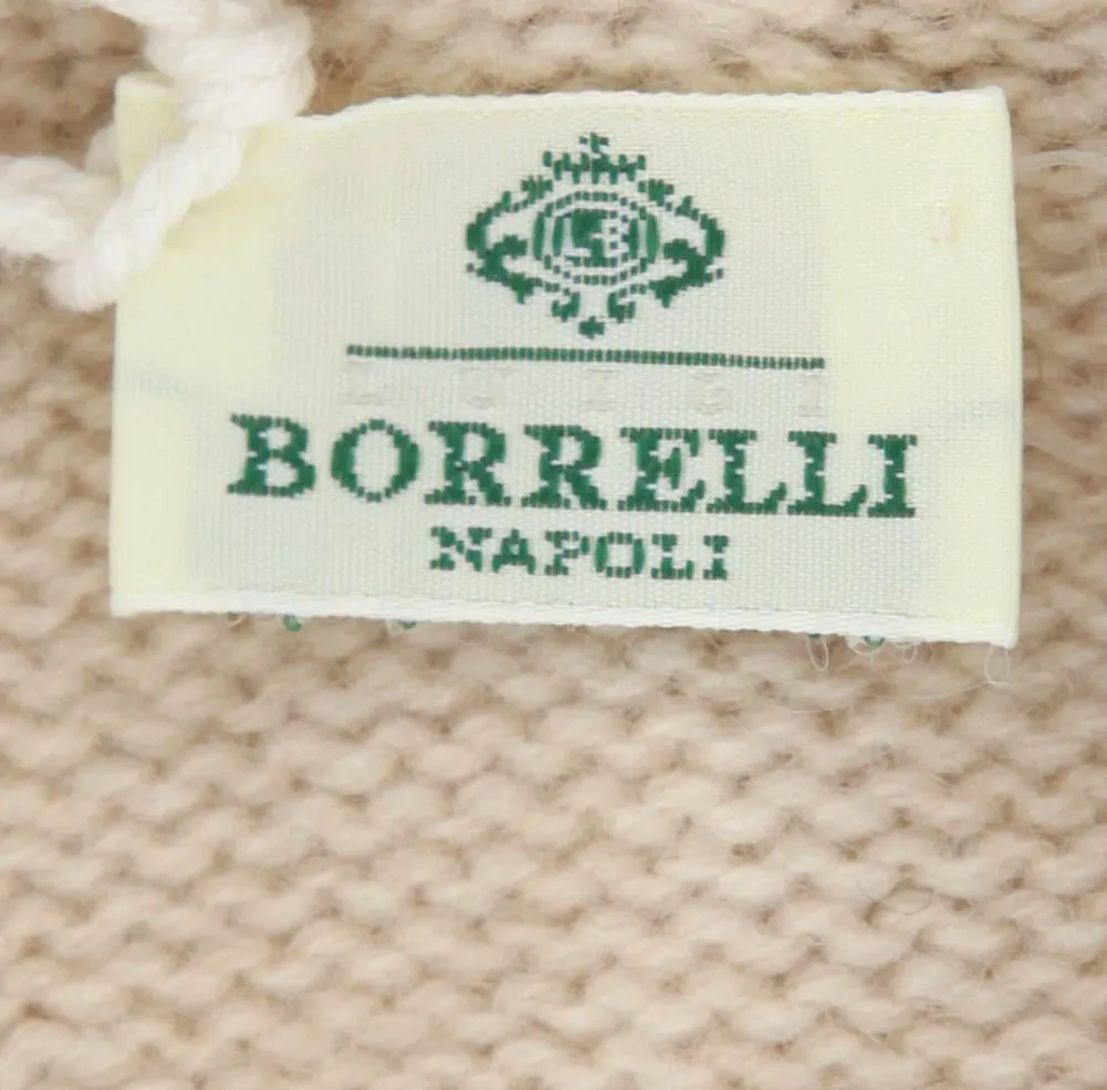 Luigi Borrelli Beige Sweater - Size: Medium US / 50 EU