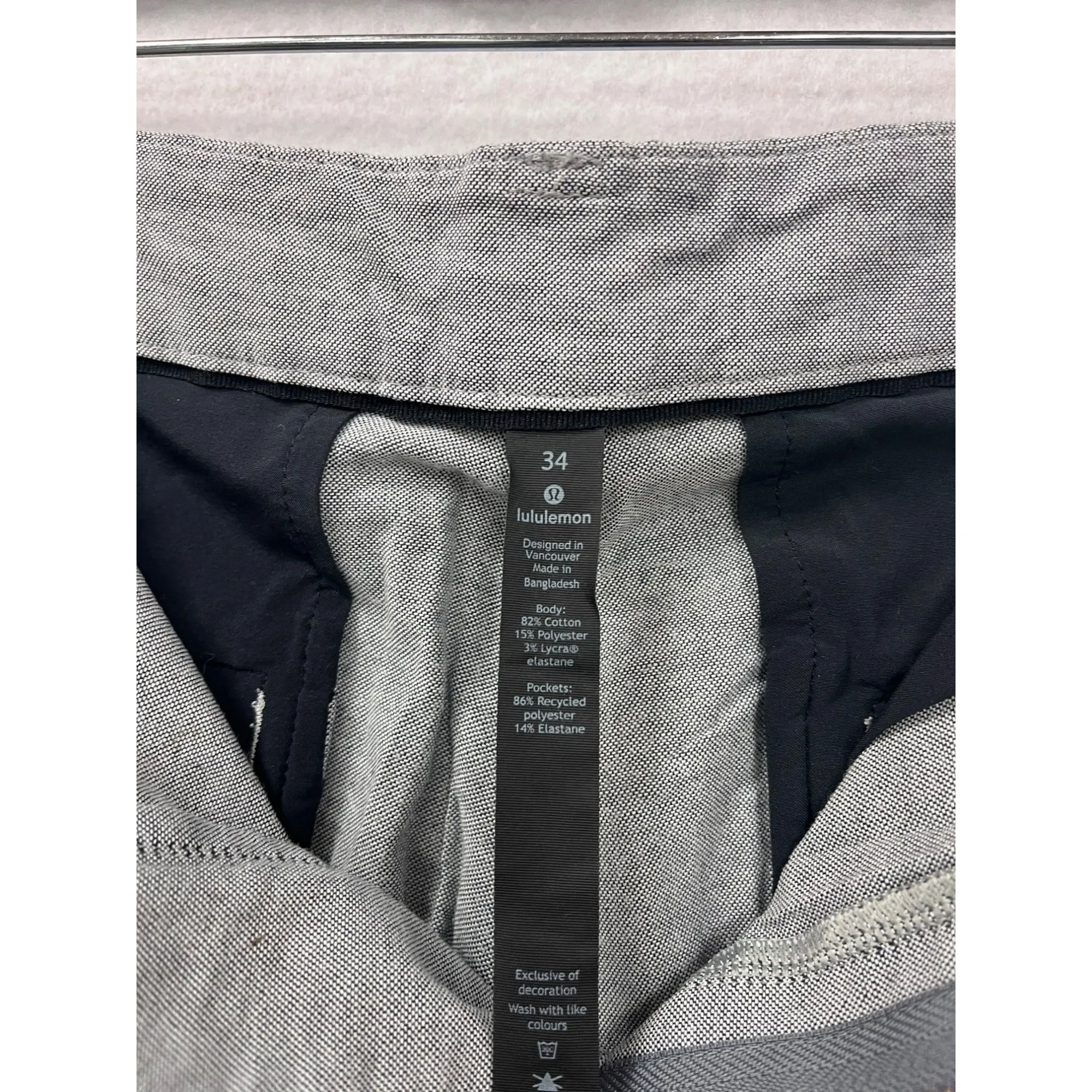 Lululemon Mens Gray Casual Shorts #6117