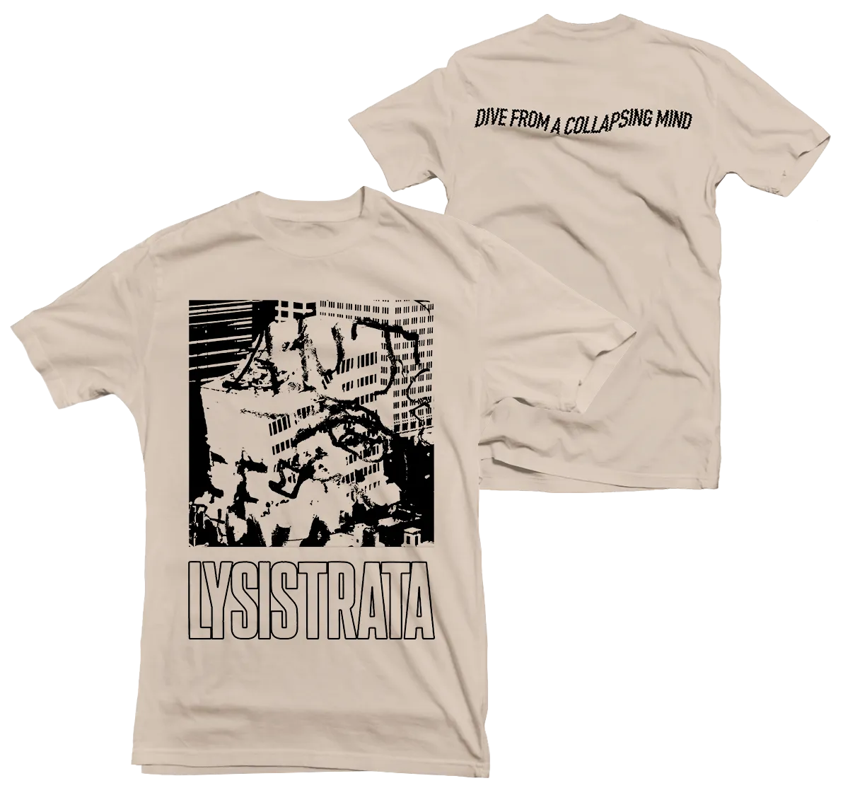 LYSISTRATA  "Building" Light Sand T-Shirt