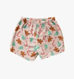 Macaran   Me Plush Shorts - XMas Cookie