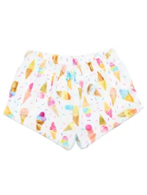 Macaron   Me Plush Shorts - Ice Cream