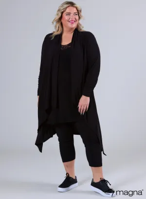 Magna Edgy Cardigan Black