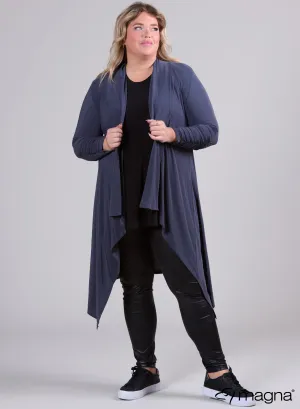Magna Edgy Cardigan Grey