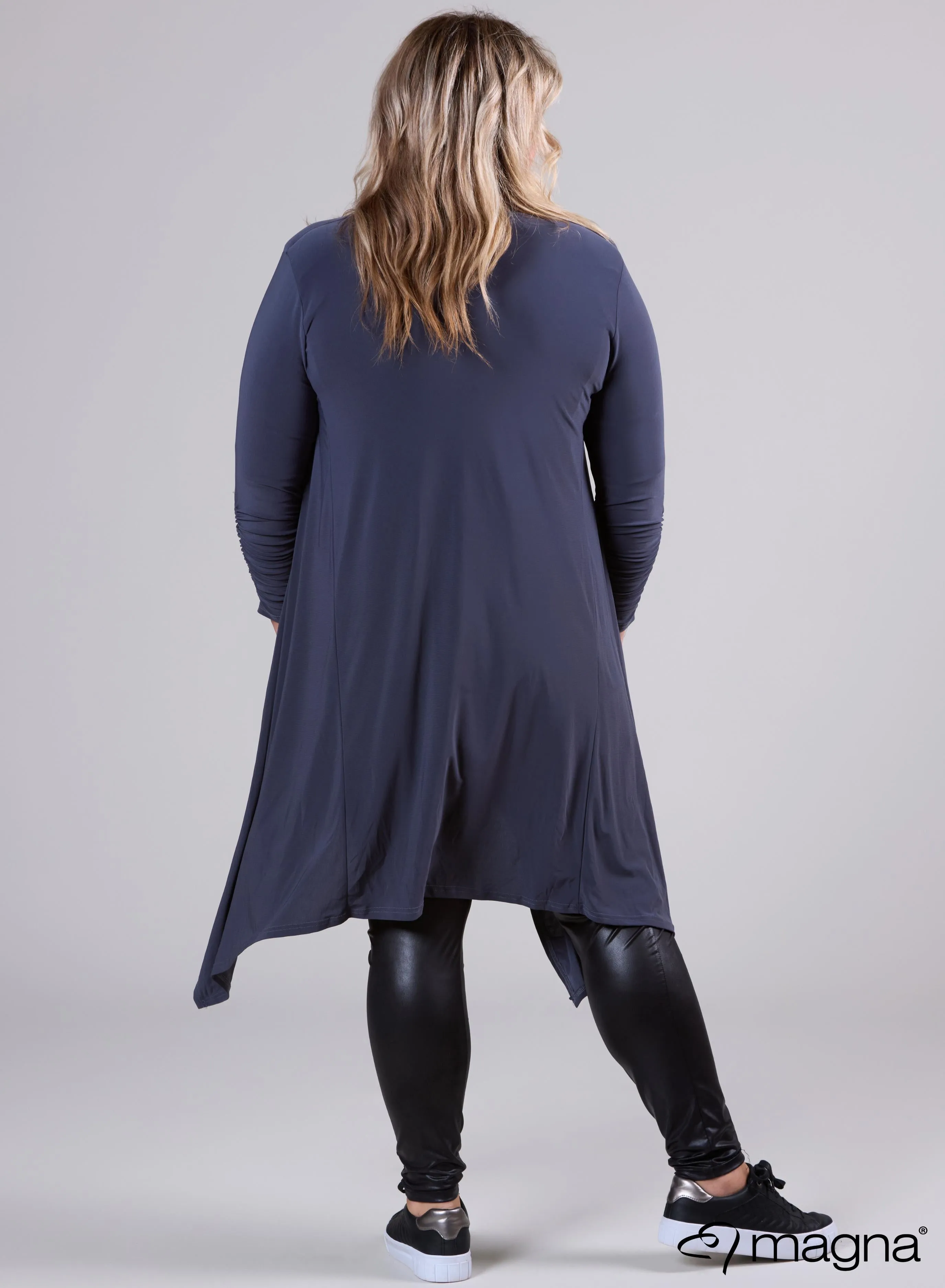 Magna Edgy Cardigan Grey
