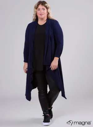 Magna Edgy Cardigan Navy