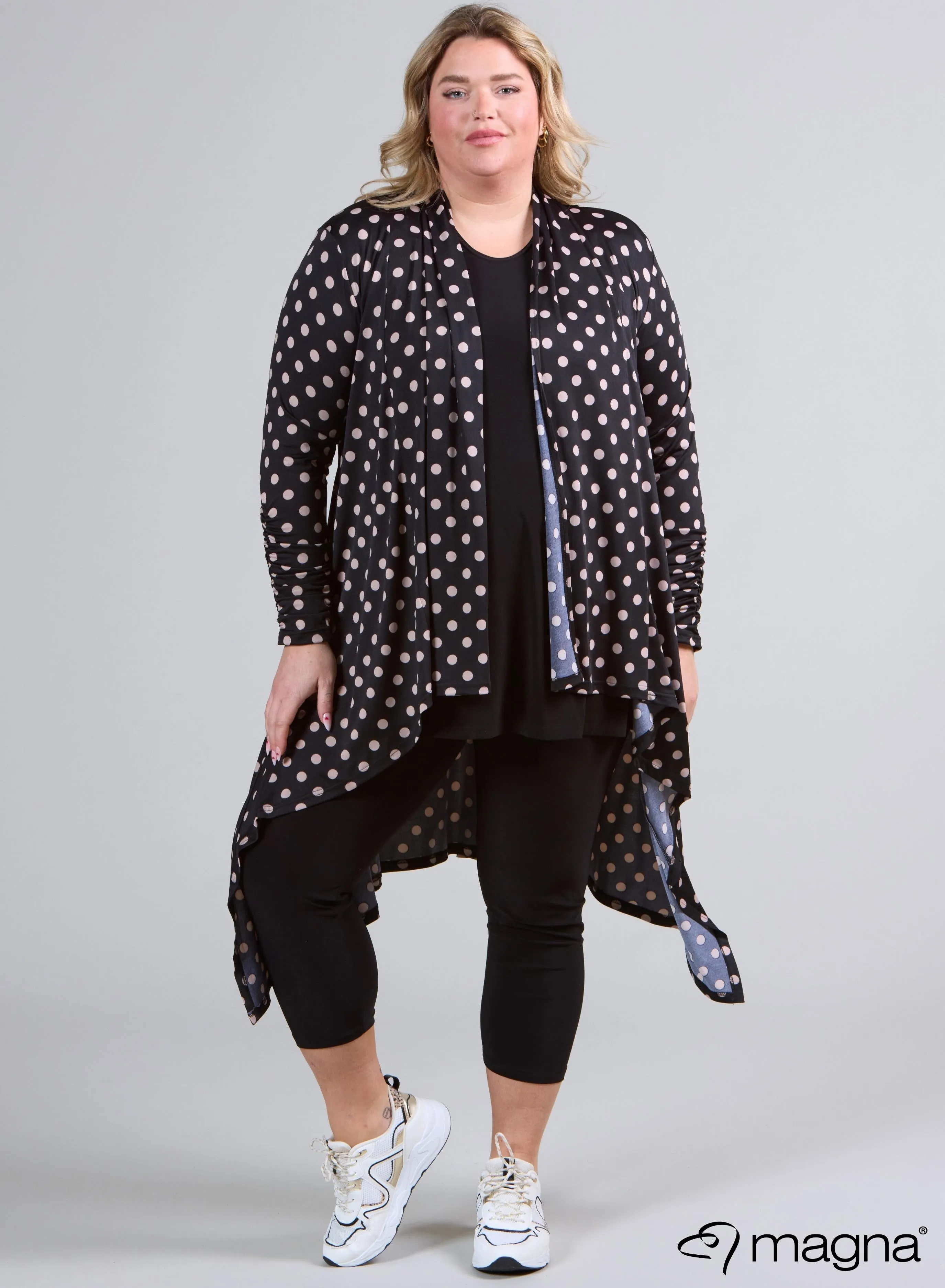 Magna Edgy Cover Print Medium Polka Taupe