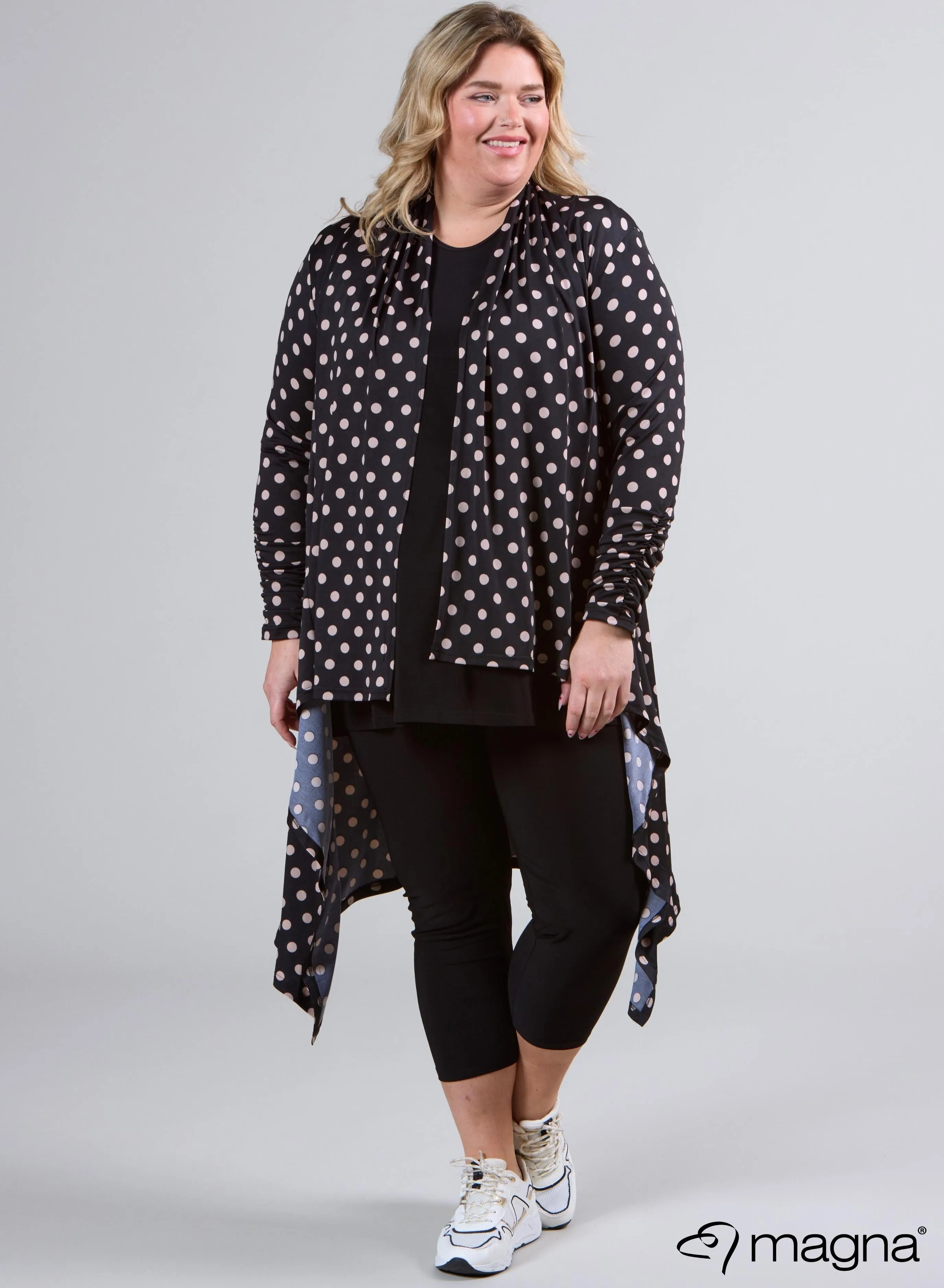 Magna Edgy Cover Print Medium Polka Taupe