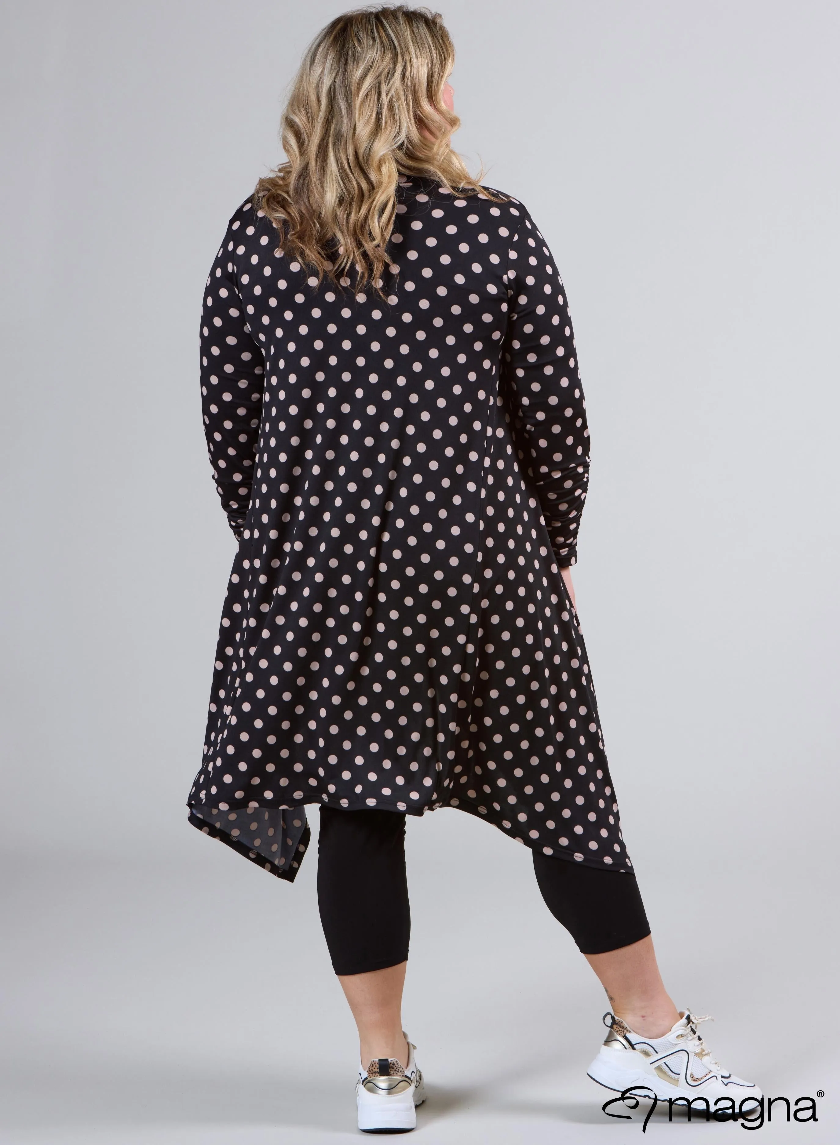 Magna Edgy Cover Print Medium Polka Taupe